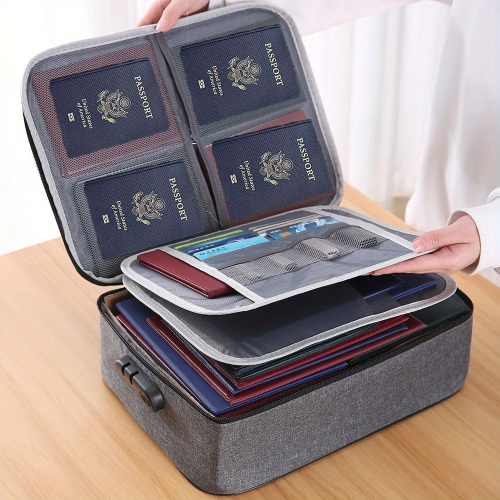Home Office For Passport - 파일 정리 가방 문서 홈 오피스
