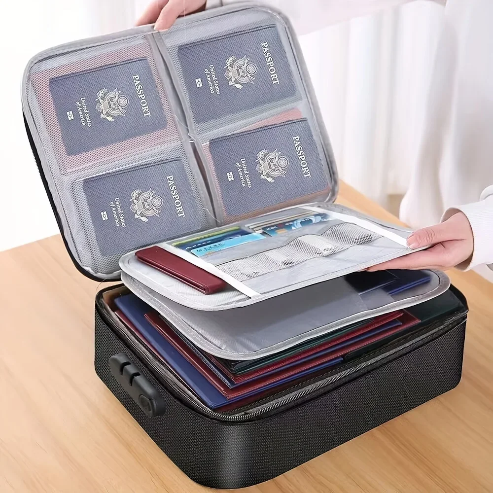 파일 정리 가방 문서 홈 오피스 여행 안전 가방 중요  - Home Office For Passport 리뷰 및 가격