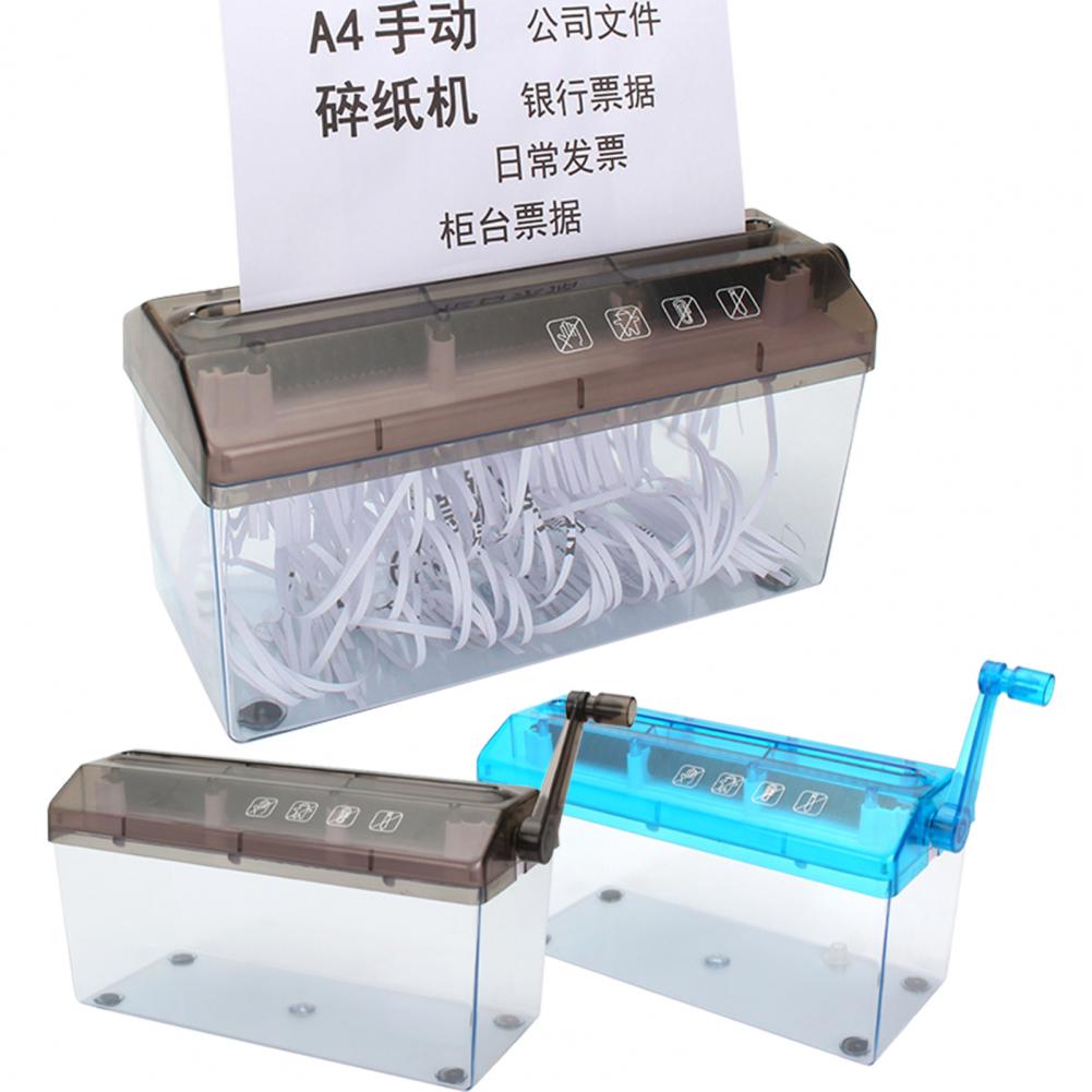 휴대용 문서 파쇄기 A4 용지 수동 파쇄기 3mm 스트 - Home Office Paper Shredder 리뷰 및 가격