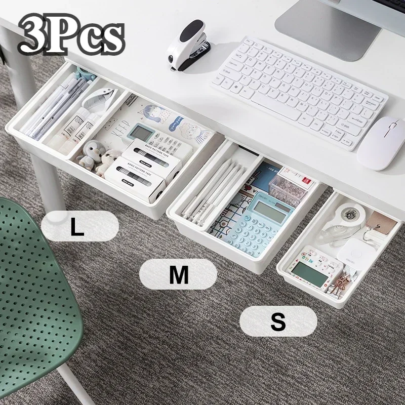데스크탑 숨겨진 서랍 정리함 책상 아래 슬라이드 아웃  - Desk Drawer Small 리뷰 및 가격